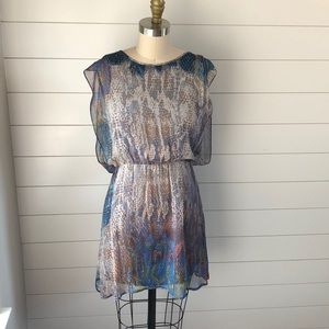 Charlie Jade snake print silk dress